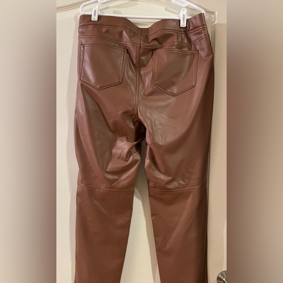 NWT. J. Jill Women’s Faux Leather Lined Pants - Picture 2 of 7